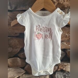 Chick Pea Organic Cream Baby Onesie